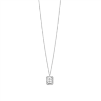 Collana Bliss Donna BL CARESSE in Oro bianco Diamante 0.19 Ct 20104803 - 20104803